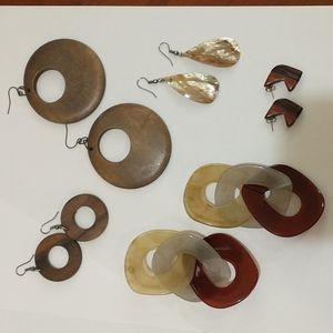 Bundle of 5 Boho Earrings